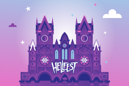 hellfest cathédrale illustration
